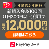 PayPayカード(ペイペイカード)【最大17,000円相当】