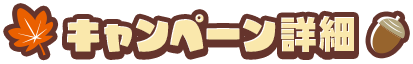 キャンペーン詳細