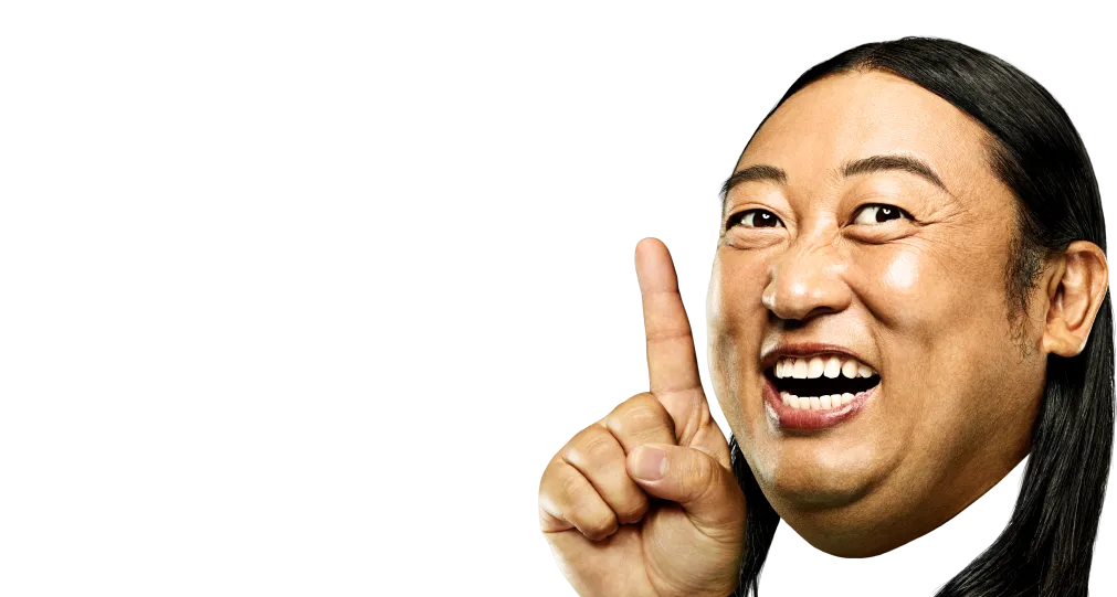 新橋のロバート秋山さん