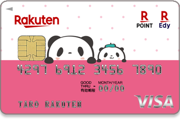 楽天PINKカード お買いものパンダデザイン