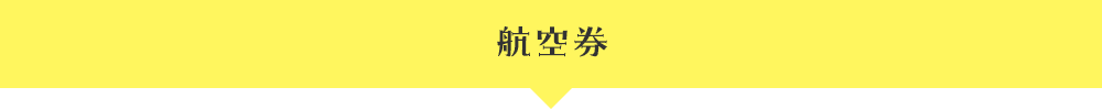 航空券
