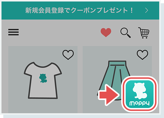 モッピーダイレクトのアイコン
