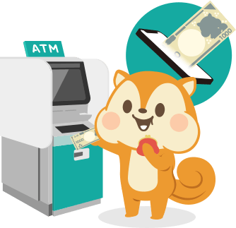 銀行振込チャージのイメージ画像