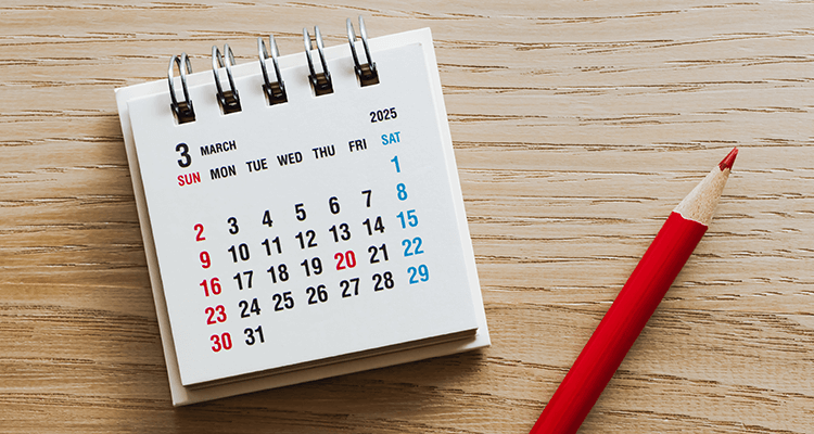 スケジュールのイメージ写真