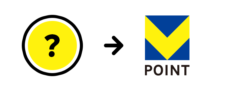 Vポイントの獲得方法のイメージ図